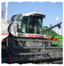 Picture of a combine harvester